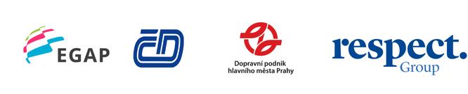 Partner logos - EGAP, Transport company, Government department, Respect Group